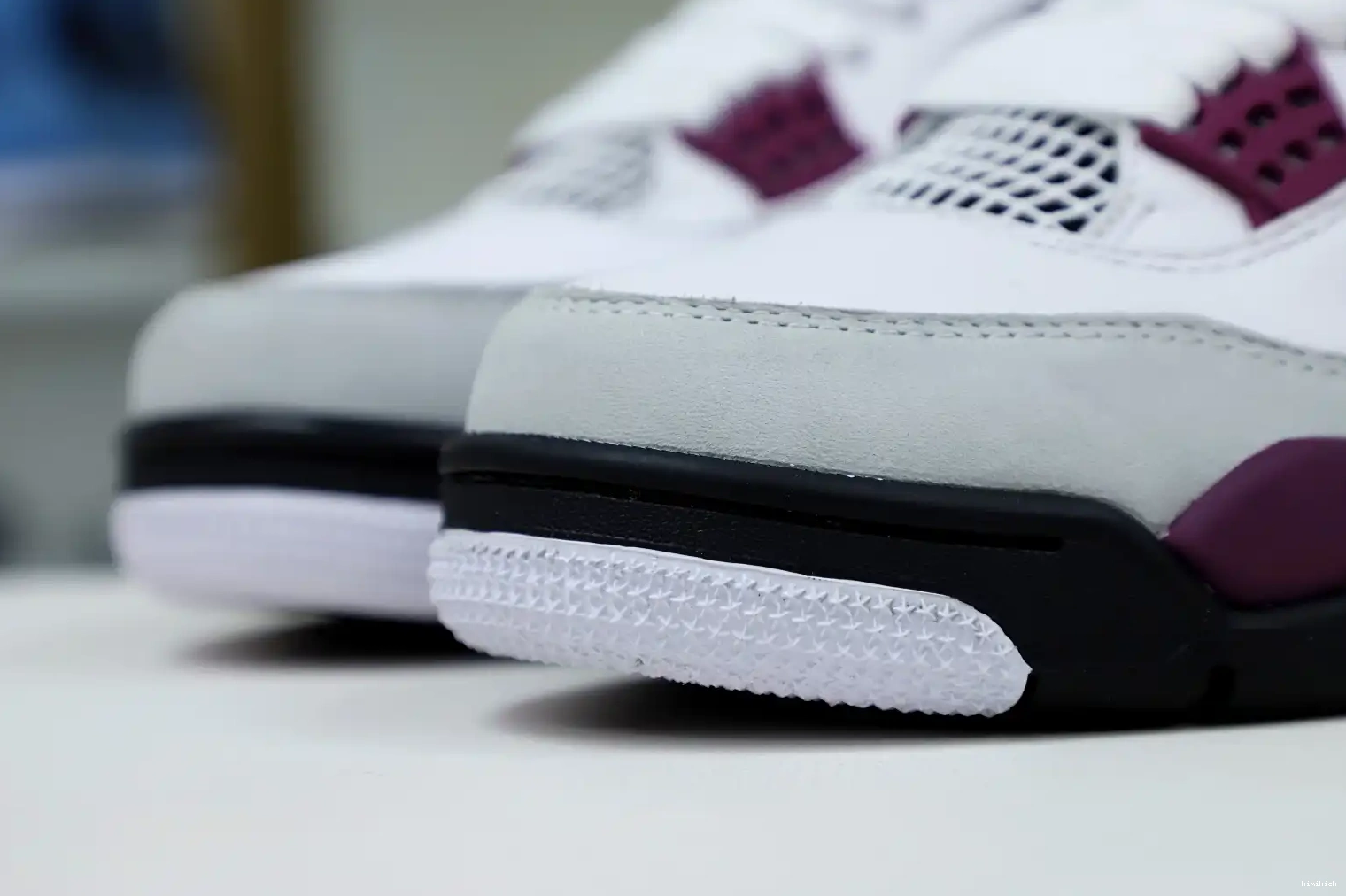 RETRO SAINT-GERMAIN AIR X Kimikick JORDAN JORDAN 4 'BORDEAUX' PARIS AIR 0424